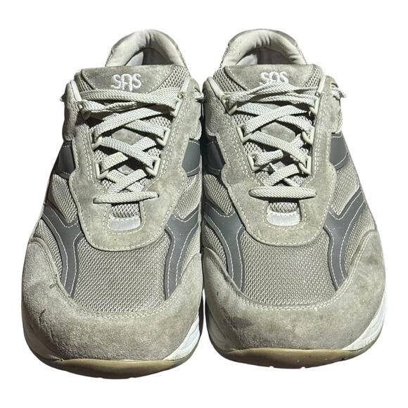 SAS Tripad Comfort Men's Size 13 Gray Suede Mesh Walking Sneakers Made In USA - Picture 3 of 9